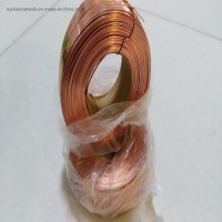 Factory supply galvanized Copper Coated Flat Staple Wire